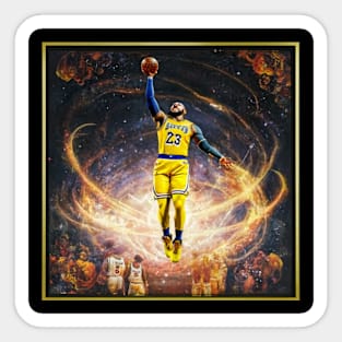 LeBron james Sticker